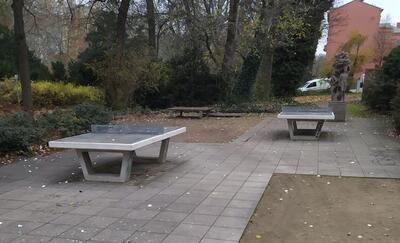 Tischtennisplatten im Lenne Park