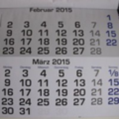 Kalender Feb Maerz 2015