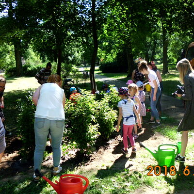 Bild vergr&ouml;&szlig;ern: Pflanzaktion im Kleistpark 2018