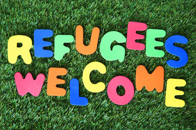 Bild vergrößern: Refugees Welcome