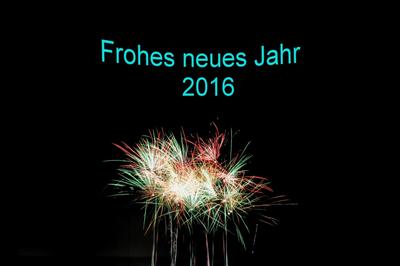 Bild vergrößern: Frohes neues Jahr 2016