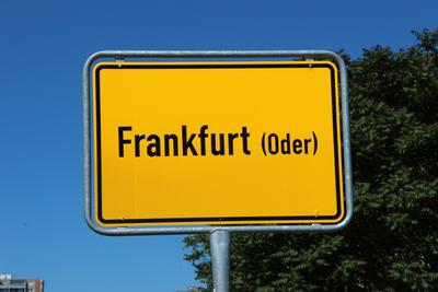 Bild vergrern: Frankfurt (Oder) Schild
