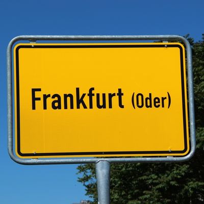 Frankfurt (Oder) Schild