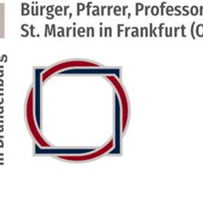 Offizielles Logo zum Ausstellungsprojekt »Bürger, Pfarrer, Professoren - St. Marien in Frankfurt (Oder) und die Reformation in Brandenburg