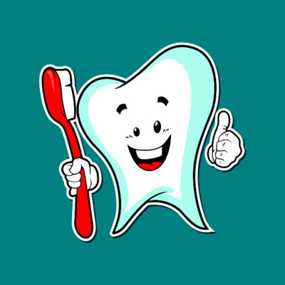 Bild vergrern: Zahn mit Zahnbrste