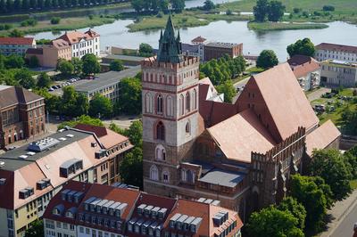 Bild vergrößern: Luftbild St. Marienkirche 2019