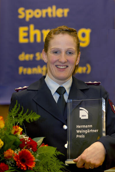 Bild vergr&ouml;&szlig;ern: Preisträgerin Yvonne Englich