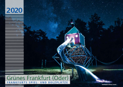Bild vergrößern: Titelseite des Grünen Kalenders der Stadt Frankfurt (Oder)