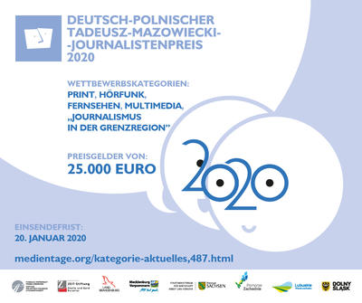 Bild vergrern: Offizielle Einladung zur Teilnahme am Tadeusz-Mazowiecki-Journalistenpreis 2020