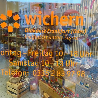 Bild vergr&ouml;&szlig;ern: Der Laden der Gronenfelder Werkstätten