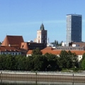 Bild vergrößern: Blick von Slubice nach Frankfurt (Oder)