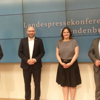 Landespressekonferenz Brandenburg am 18. Juni 2021