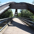 Bild vergrößern: Holzbrücke auf Insel Ziegenwerder