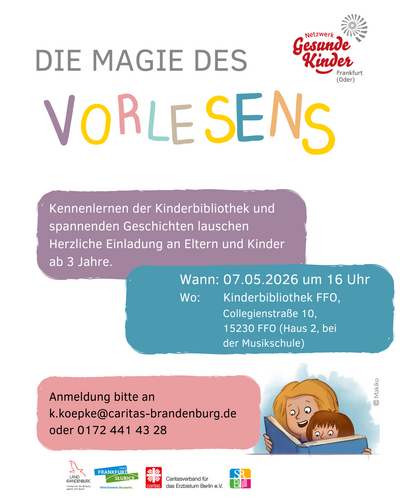 Bild vergr&ouml;&szlig;ern: Magie des Vorlesens 2026