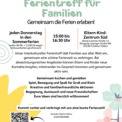 Interkultureller Ferientreff für Familien