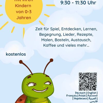 Krabbelkäfer Flyer Front