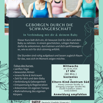 Geborgen durch die Schwangerschaft